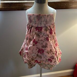 Kenzo Kids floral ruffled tank dress size 3